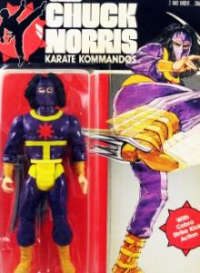 Chuck Norris Karate Kommandos Super Ninja carded figure