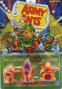 Hasbro Army Ants Assault Team carded set with orange ants